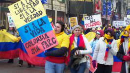 Rally for peace in Colombia